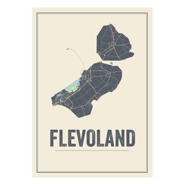 Flevoland map