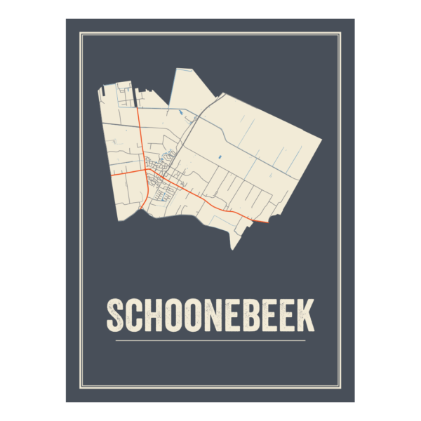 plattegrond posters Schoonebeek