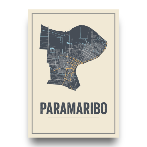 stadsposter Paramaribo