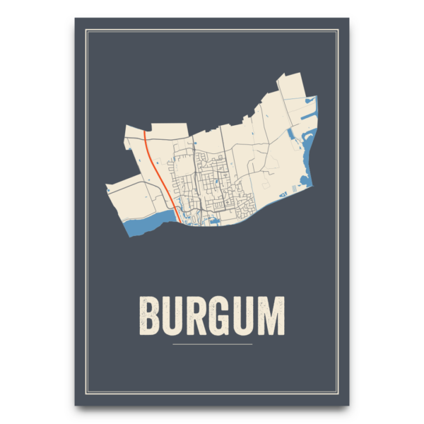 poster kaarten Burgum