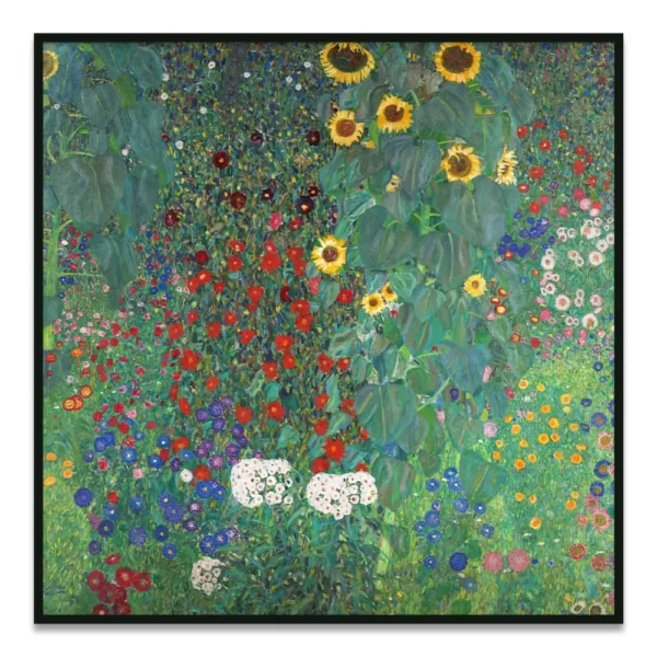 Klimt gardens print