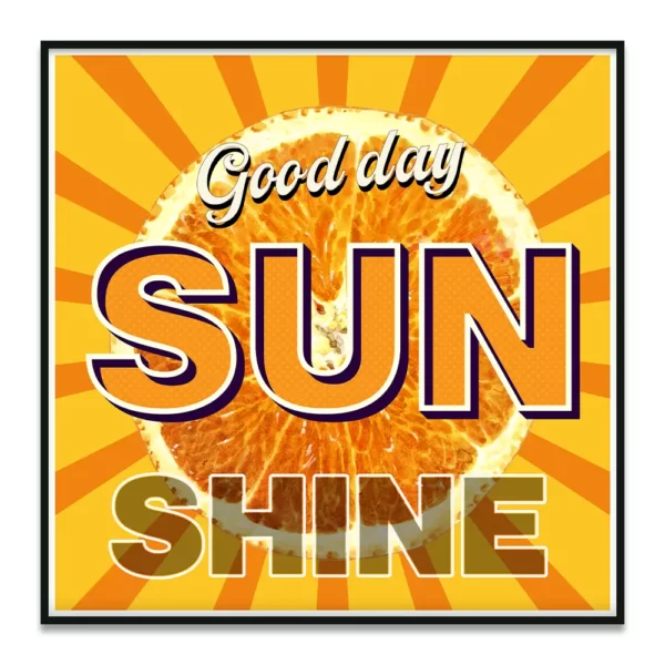 Sunshine happy poster