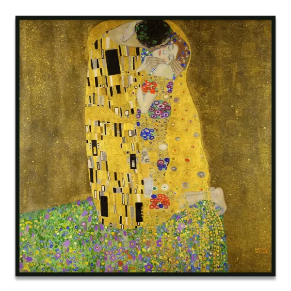 De kus door Gustav Klimt